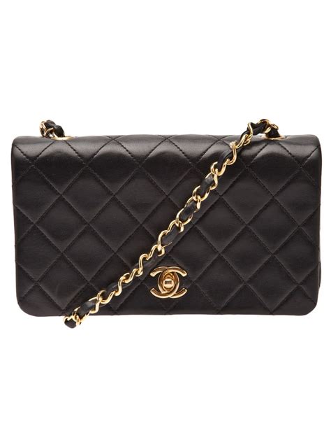 chanel vintage lock flap bag|vintage chanel full flap bag.